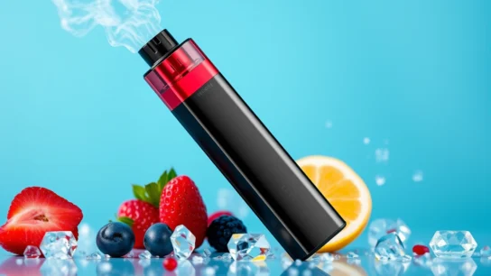 Image of the Big Bar 6000 disposable vape showcasing its sleek design and variety of flavors.