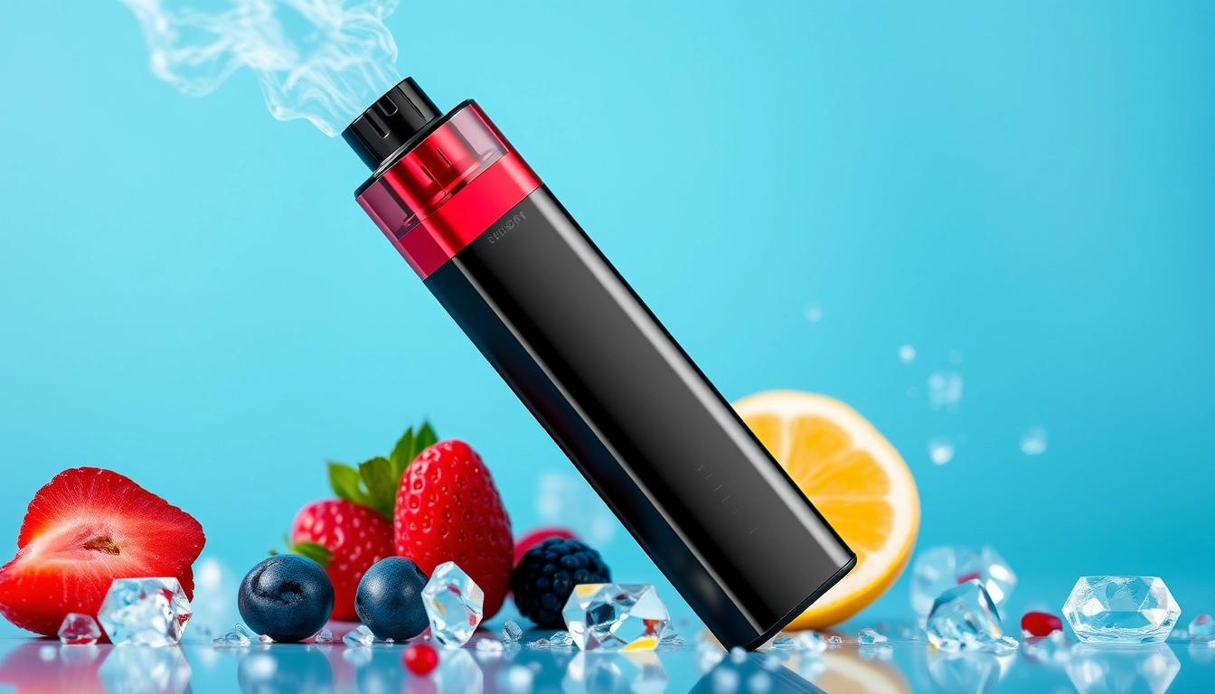 Image of the Big Bar 6000 disposable vape showcasing its sleek design and variety of flavors.