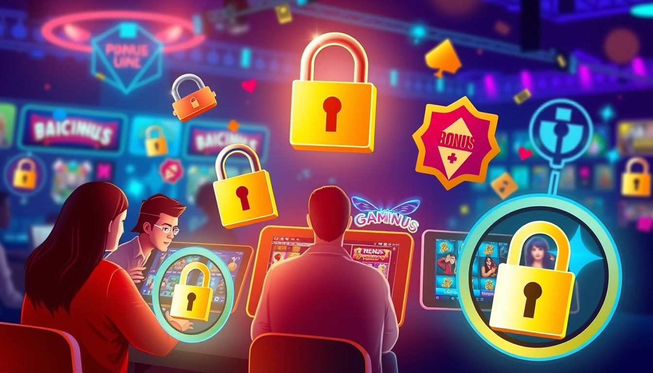 An image depicting the concept of trygge norske casino with symbols of security and player enjoyment in online gaming